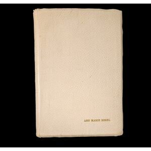 Vintage Bible RSV Genuine Leather 1952 Maps Harper & Row Dictionary Personalized